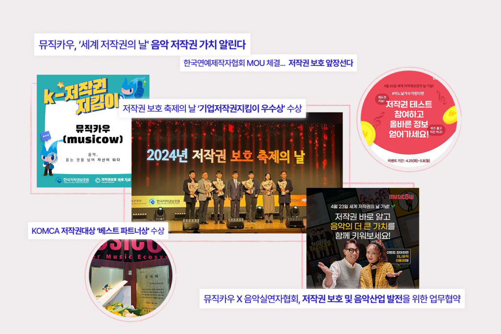 9월 4일 지식재산의 날, 뮤직카우가 만드는 음악 자산의 미래1